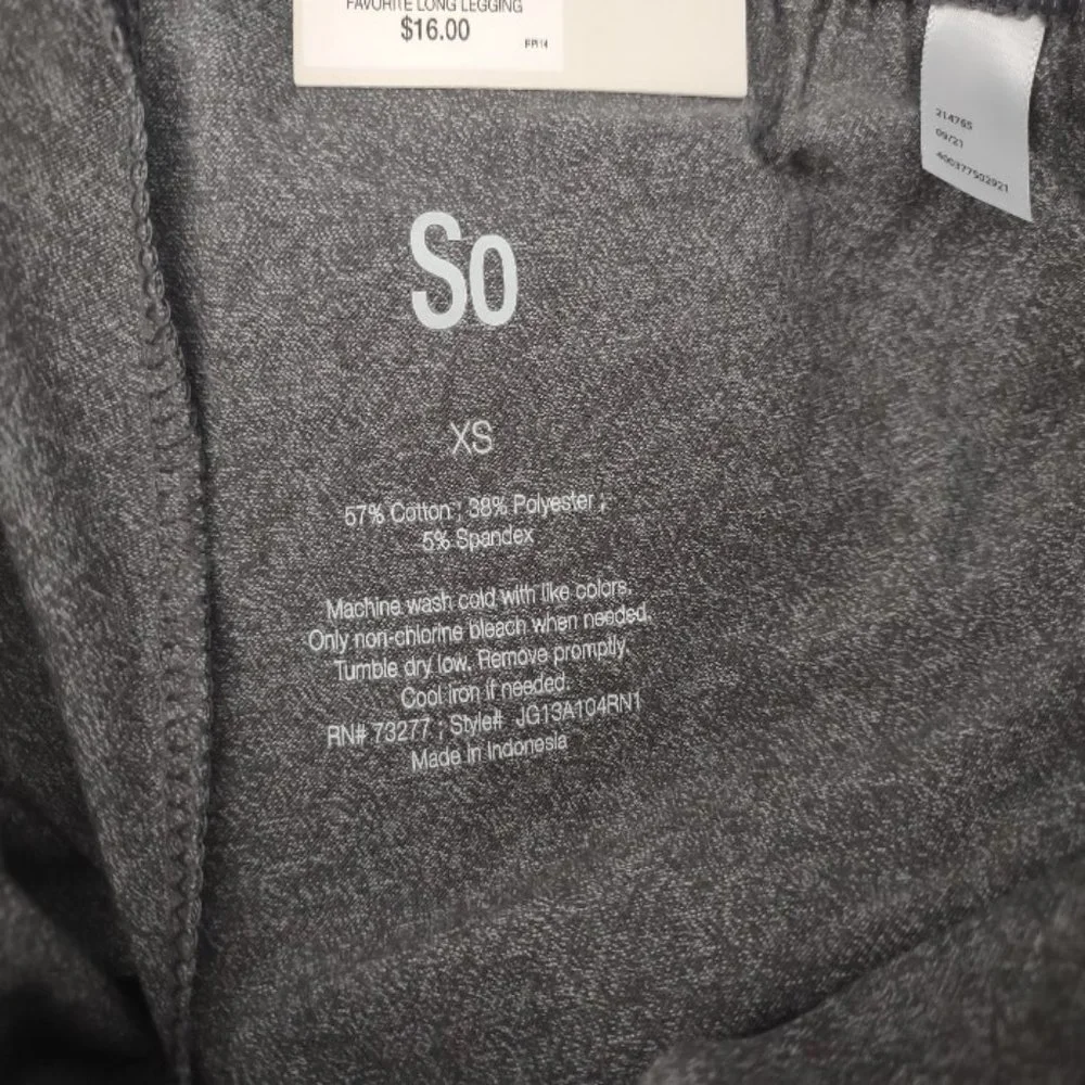 NWT Ladies Mid Rise Leggings New - Picture 4 of 4